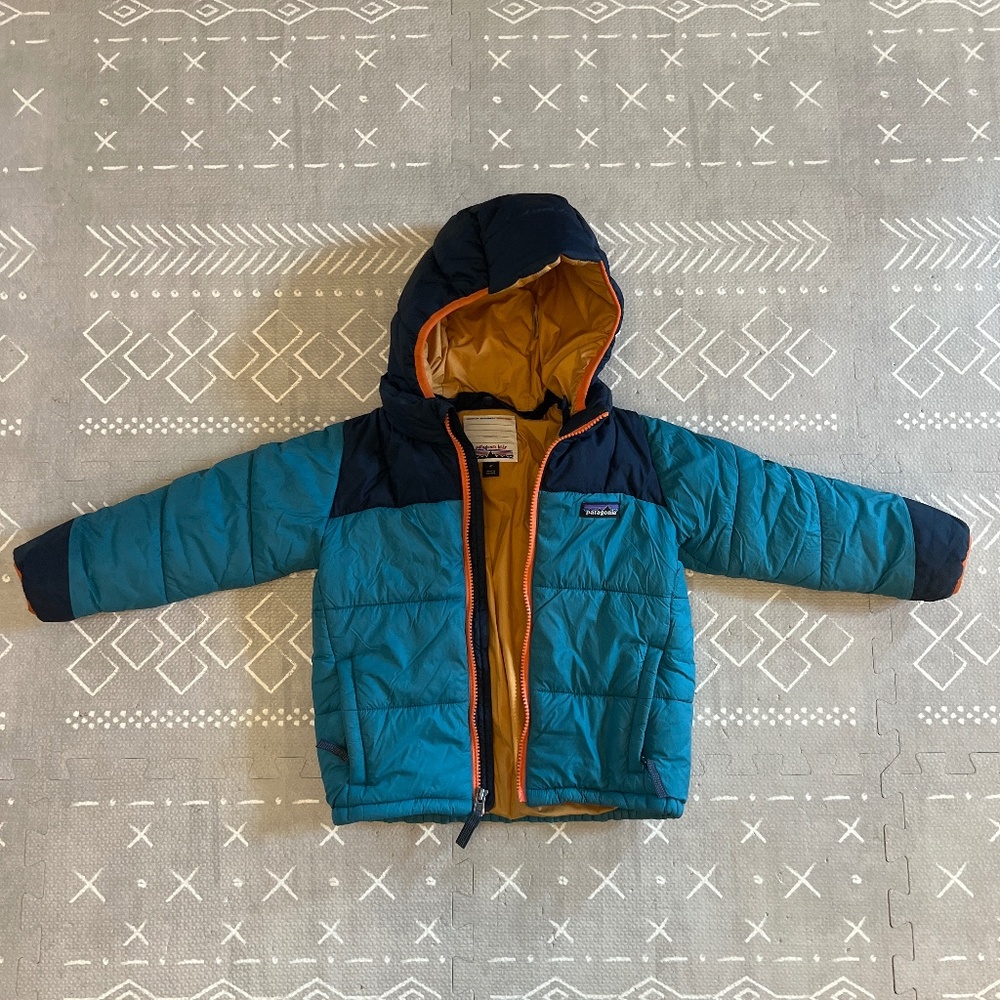 Boys Patagonia puffer coat